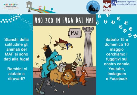 "Uno zoo in fuga dal MAF" per i KidPass Days dedicati ai bambini